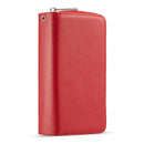 Samsung Note 10 Plus Case Zipper Wallet (Red) 5