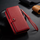 Samsung Note 10 Plus Case Zipper Wallet (Red) 8