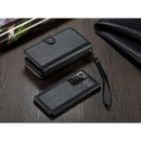 Samsung Note 20 Case Zipper Wallet (Black) 7
