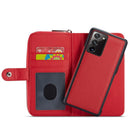Samsung Note 20 Case Zipper Wallet (Red) 4
