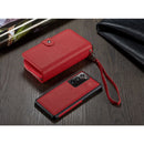 Samsung Note 20 Case Zipper Wallet (Red) 7