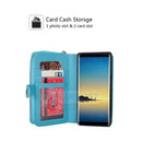 Samsung Note 8 Case Zipper Wallet (LightBlue) 5