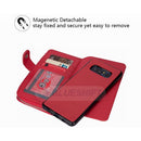 Samsung Note 8 Case Zipper Wallet (Red) 2