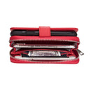Samsung Note 8 Case Zipper Wallet (Red) 6