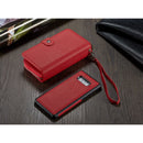 Samsung S10E Case Zipper Wallet (Red) 7