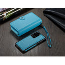 Samsung S20 Ultra Case Zipper Wallet (LightBlue) 7