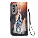 Samsung S21 FE Case Designer PU (Cat&Tiger) 3