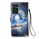 Samsung S21 Ultra Case Designer PU (SeaWave) 3
