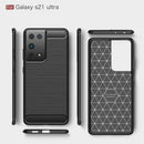 Samsung S21Ultra-5G Carbon Fibre TPU Case Slim Shockproof