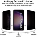 Samsung S23 Anti Spy Peep Privacy Tempered Glass Screen