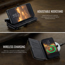 Samsung Galaxy S23 Crossbody Case with Strap, Card Slots & Zipper Pocket [Black]