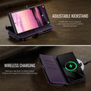 Samsung Galaxy S23 Ultra Crossbody Case with Strap, Card Slots & Zipper Pocket [Purple]