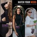 Samsung Galaxy S26 Plus Crossbody Case - Strap, Card Slots & Zipper Pocket [Purple]