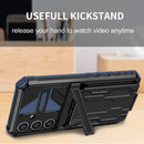 Samsung S24FE Heavy Duty Kickstand Card Holder Case