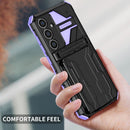 Samsung S24FE Heavy Duty Kickstand Card Holder Case