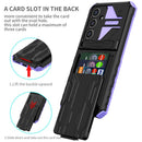 Samsung S24FE Heavy Duty Kickstand Card Holder Case