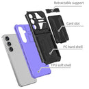 Samsung S24FE Heavy Duty Kickstand Card Holder Case