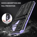 Samsung S24FE Heavy Duty Kickstand Card Holder Case