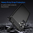 Samsung S25 Carbon Fibre TPU Case Slim Shockproof Cover