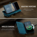 Samsung Galaxy S25 Edge Crossbody Case with Strap, Card Slots & Zipper Pocket [Teal]