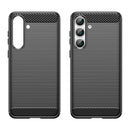 Samsung Galaxy S25FE Carbon Fibre Brushed Case [Black]