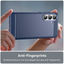Samsung S25FE Carbon Fibre TPU Case Slim Shockproof Cover Navy