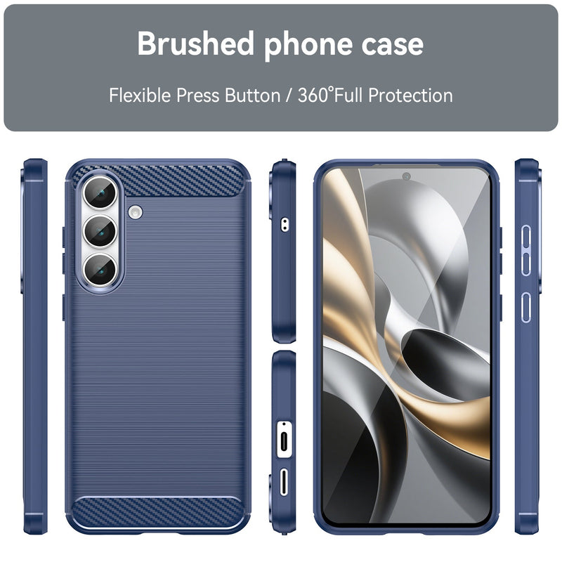 Samsung Galaxy S25FE Carbon Fibre Brushed Case [Navy]