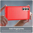 Samsung Galaxy S25FE Carbon Fibre Brushed Case [Red]