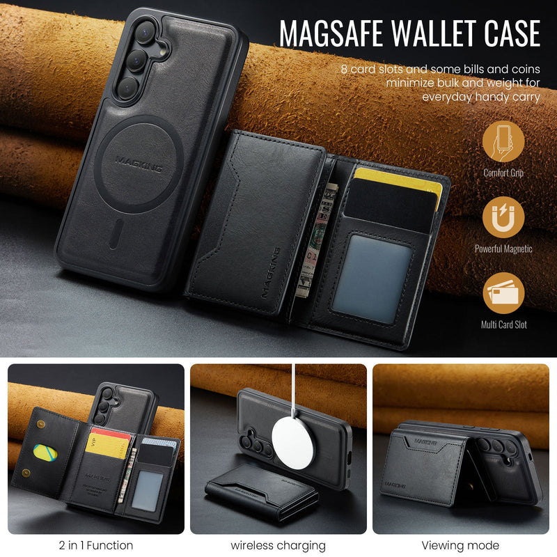 Samsung Galaxy S25FE DG.Ming MagSafe Wallet Case [Black]