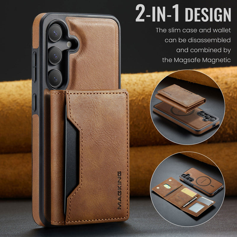 Samsung Galaxy S25FE DG.Ming MagSafe Wallet Case [Brown]