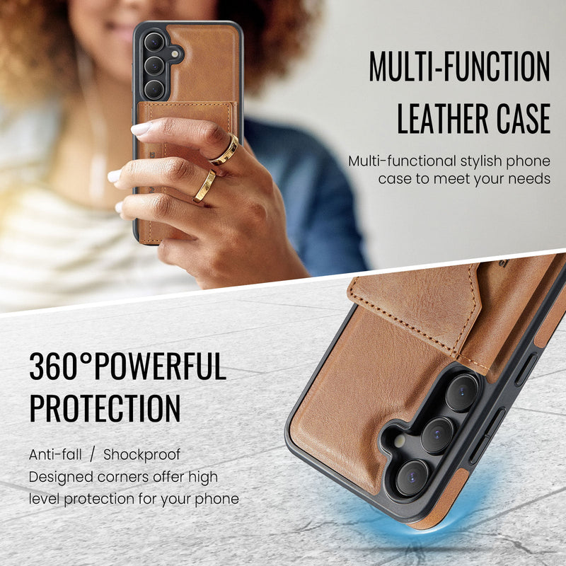 Samsung Galaxy S25FE DG.Ming MagSafe Wallet Case [Brown]