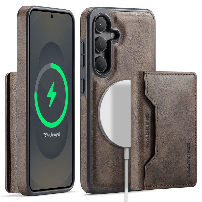 Samsung Galaxy S25FE DG.Ming MagSafe Wallet Case [Coffee]
