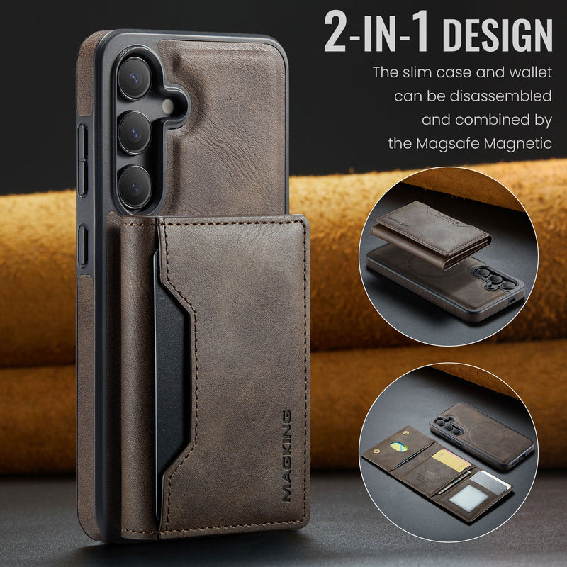 Samsung Galaxy S25FE DG.Ming MagSafe Wallet Case [Coffee]