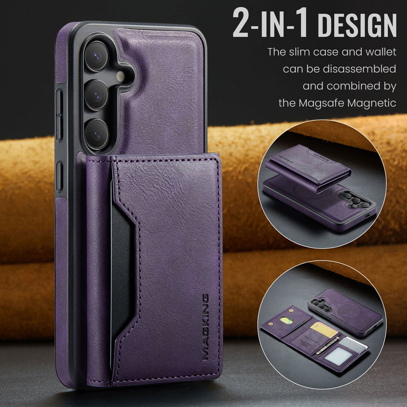 Samsung Galaxy S25FE DG.Ming MagSafe Wallet Case [Purple]