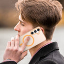 Samsung Galaxy S24 / S25 MagSafe Soft Matte Case [Orange]