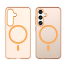 Samsung Galaxy S24 / S25 MagSafe Soft Matte Case [Orange]