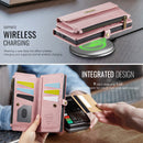Samsung Galaxy S26 Ultra Crossbody Case - Strap, Card Slots & Zipper Pocket [Pink]