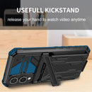 Samsung S25Edge Heavy Duty Kickstand Card Holder Case