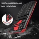 Samsung S25Edge Heavy Duty Kickstand Card Holder Case
