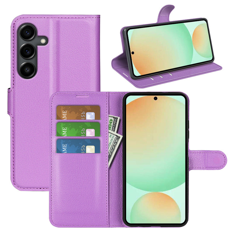 Samsung Galaxy S25FE PU Wallet Case [Purple]