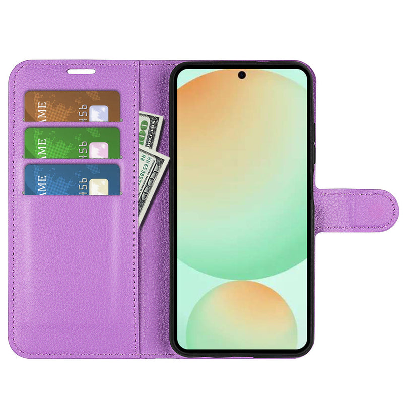 Samsung Galaxy S25FE PU Wallet Case [Purple]