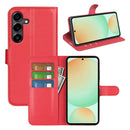 Samsung Galaxy S25FE PU Wallet Case [Red]