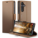 Samsung Galaxy S25FE CaseMe Retro Wallet Case [Brown]
