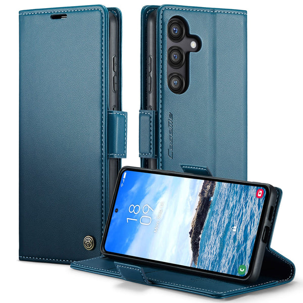 Samsung Galaxy S25FE CaseMe Retro Wallet Case [Navy]