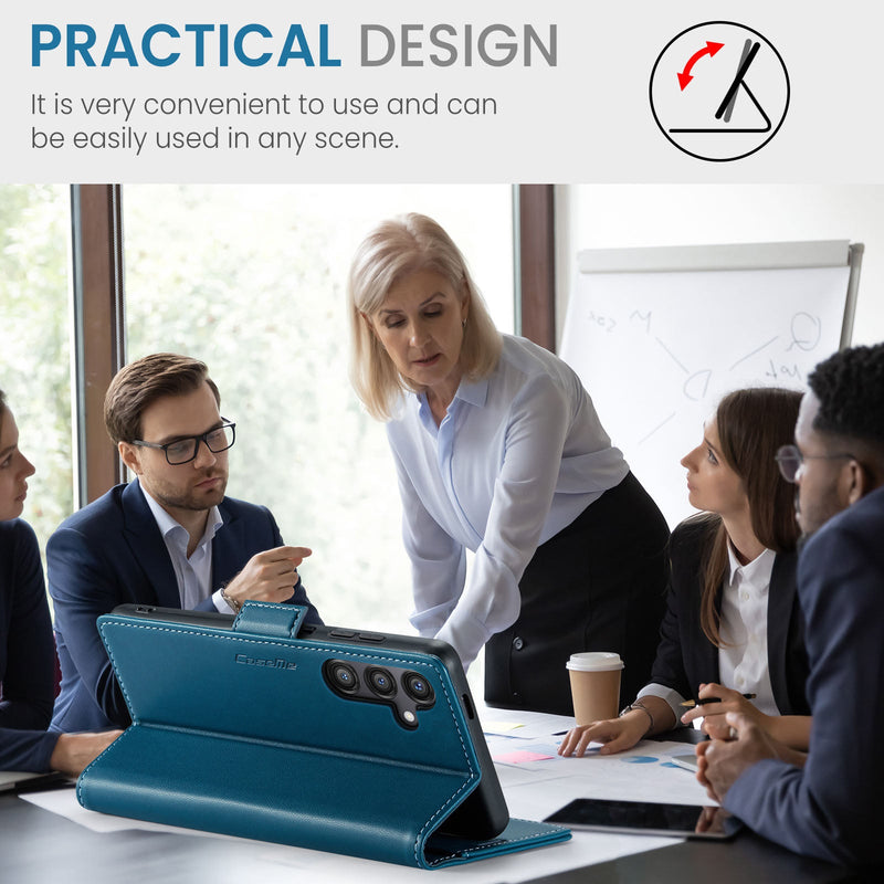 Samsung Galaxy S25FE CaseMe Retro Wallet Case [Navy]