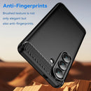 Samsung S26 Carbon Fibre TPU Case Slim Shockproof Cover Black