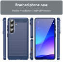 Samsung S26 Carbon Fibre TPU Case Slim Shockproof Cover Navy