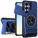 Samsung S26 Magnetic Ring Stand Case with Camera Slide Cover [Navy]