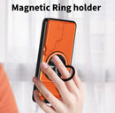 Samsung S26 Magnetic Ring Stand Case with Camera Slide Cover [Navy]
