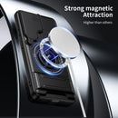 Samsung S26 Magnetic Ring Stand Case with Camera Slide Cover [Red]